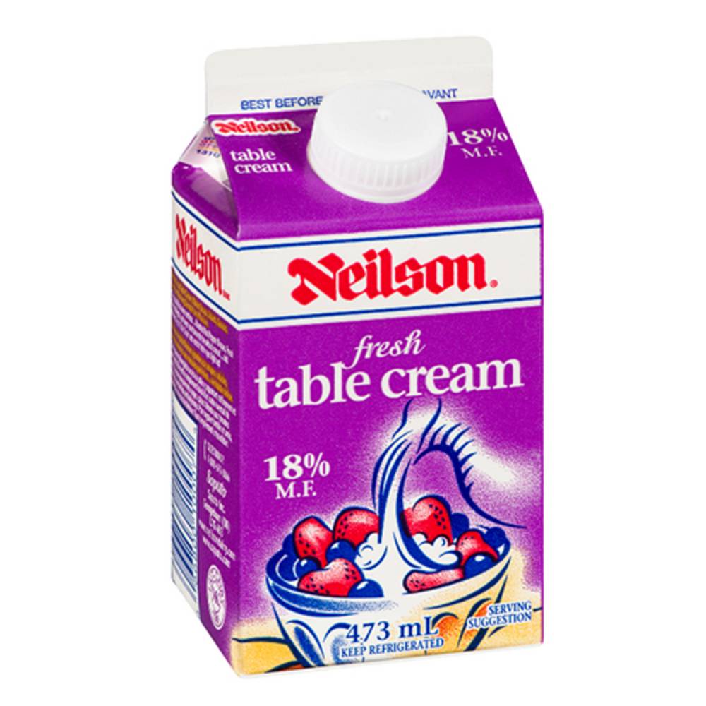 Neilson 18% M.F. Table Cream (473 mL)