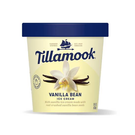 Tillamook Ice Cream Pint (vanilla bean )