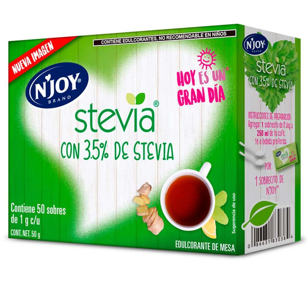 N Joy · Sustituto de azúcar stevia (50 g)