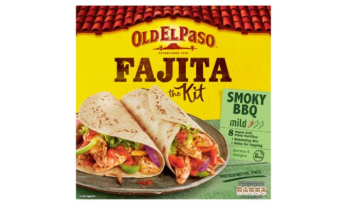 Old El Paso Smoky BBQ Fajita Kit 500g