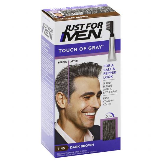 Just For Men Touch Of Gray T-45 Dark Brown Comb-In Color (1 ct)