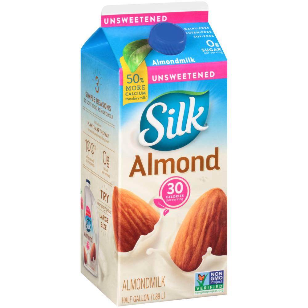 Silk - Unsweetend Almond Milk - 64oz. Carton