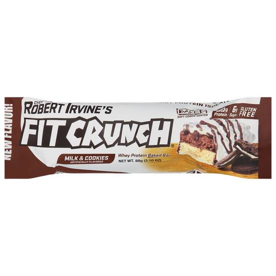 Fit Crunch Whey Protein Baked Bar (milk-cookies)