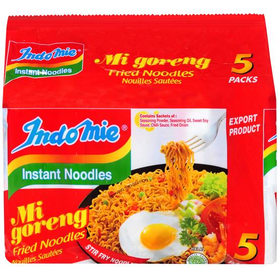 Indomie Fried Mi Goreng Instant Noodles 5 pack 85g