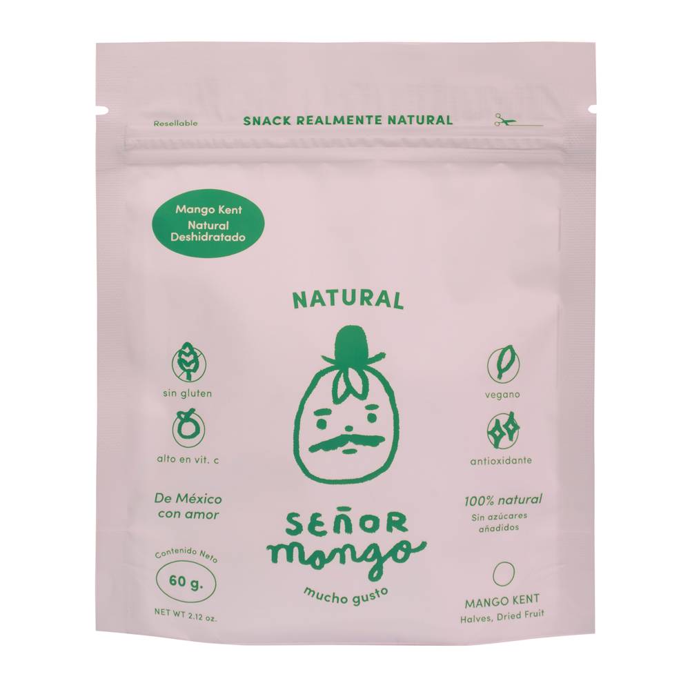 Señor mango mango deshidratado kent natural (doypack 60 g)