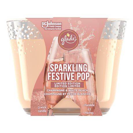 Glade Sparkling Festive Pop Holiday Candle (250 g)
