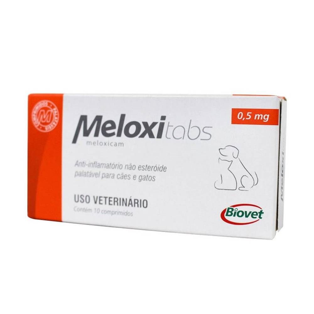 Biovet · Meloxitabs 0,5mg anti-inflamatório para cães e gatos comprimidos (10 un)