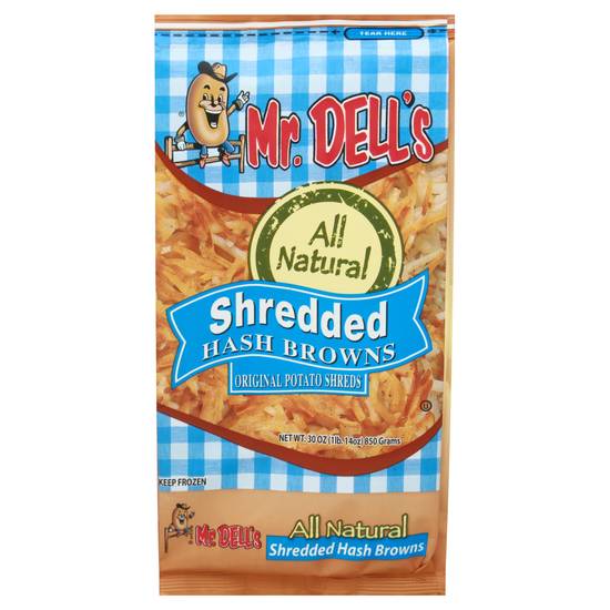 Mr. Dell's All Natural Original Potato Shredded Hash Browns