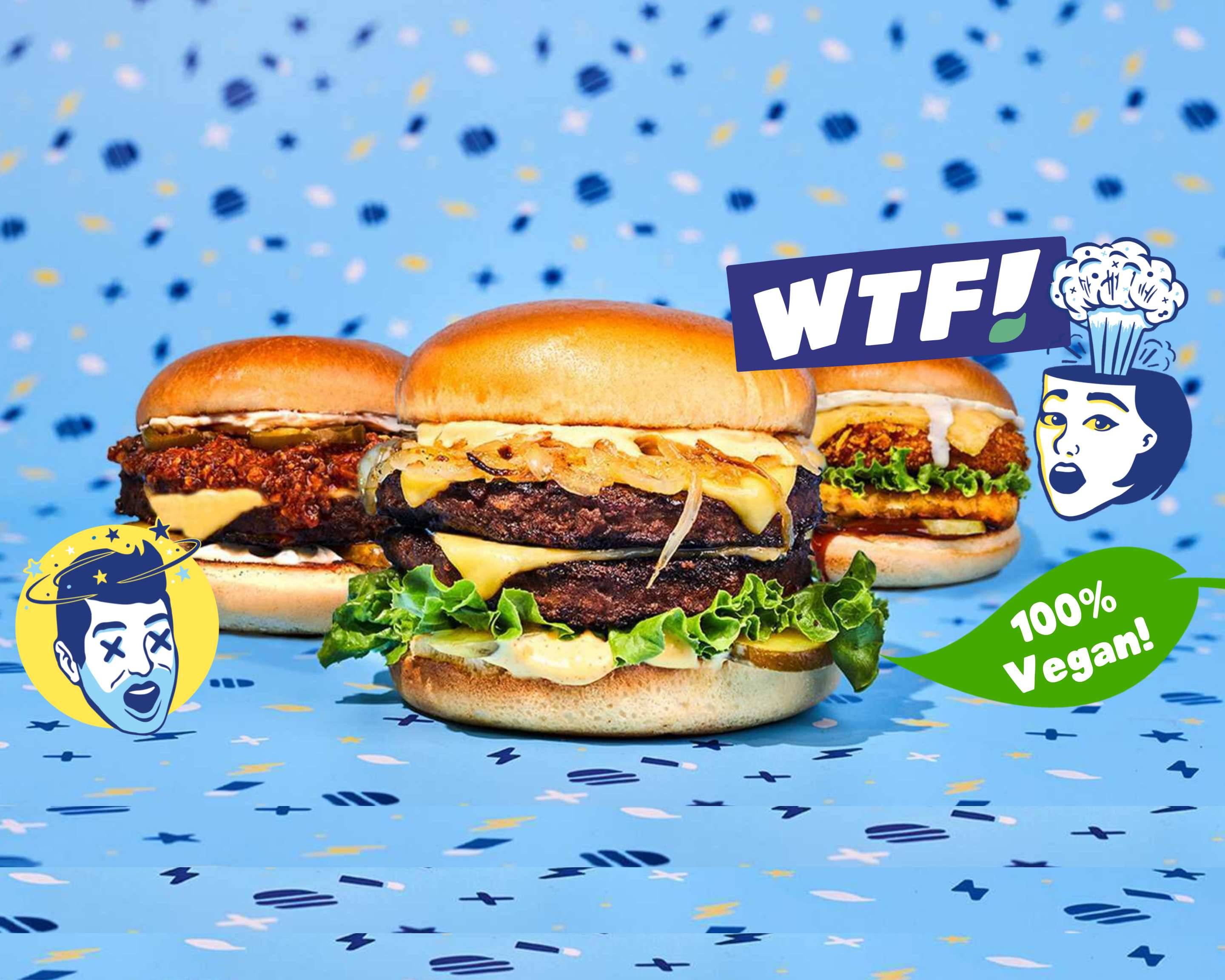 WTF! Mind-Blowing Vegan Burgers 🌱 (Mitcham-London Rd) Menu
