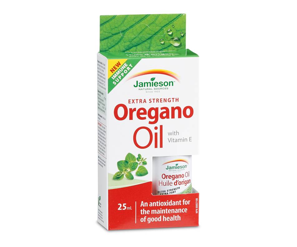 Jamieson Extra Strength Oregano Oil With Vitamin E (25ml)