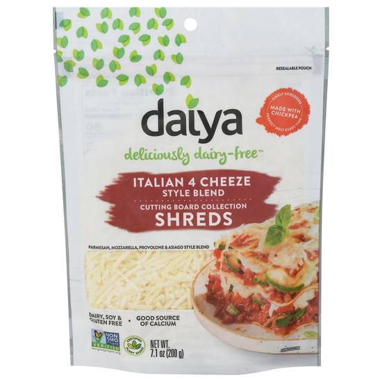 Daiya Italian 4 Cheeze Style Blend Shreds