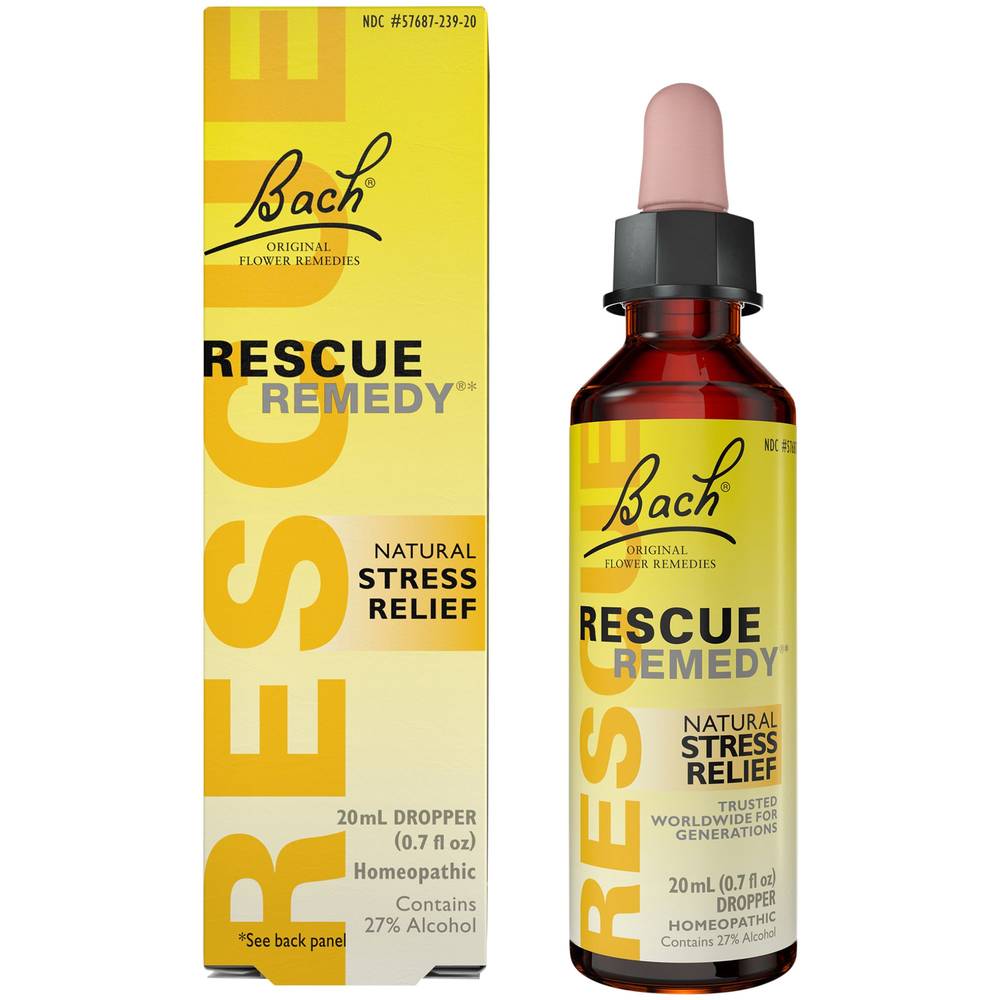 Rescue Remedy Dropper 20Ml, Natural Stress Relief (20 Ml)