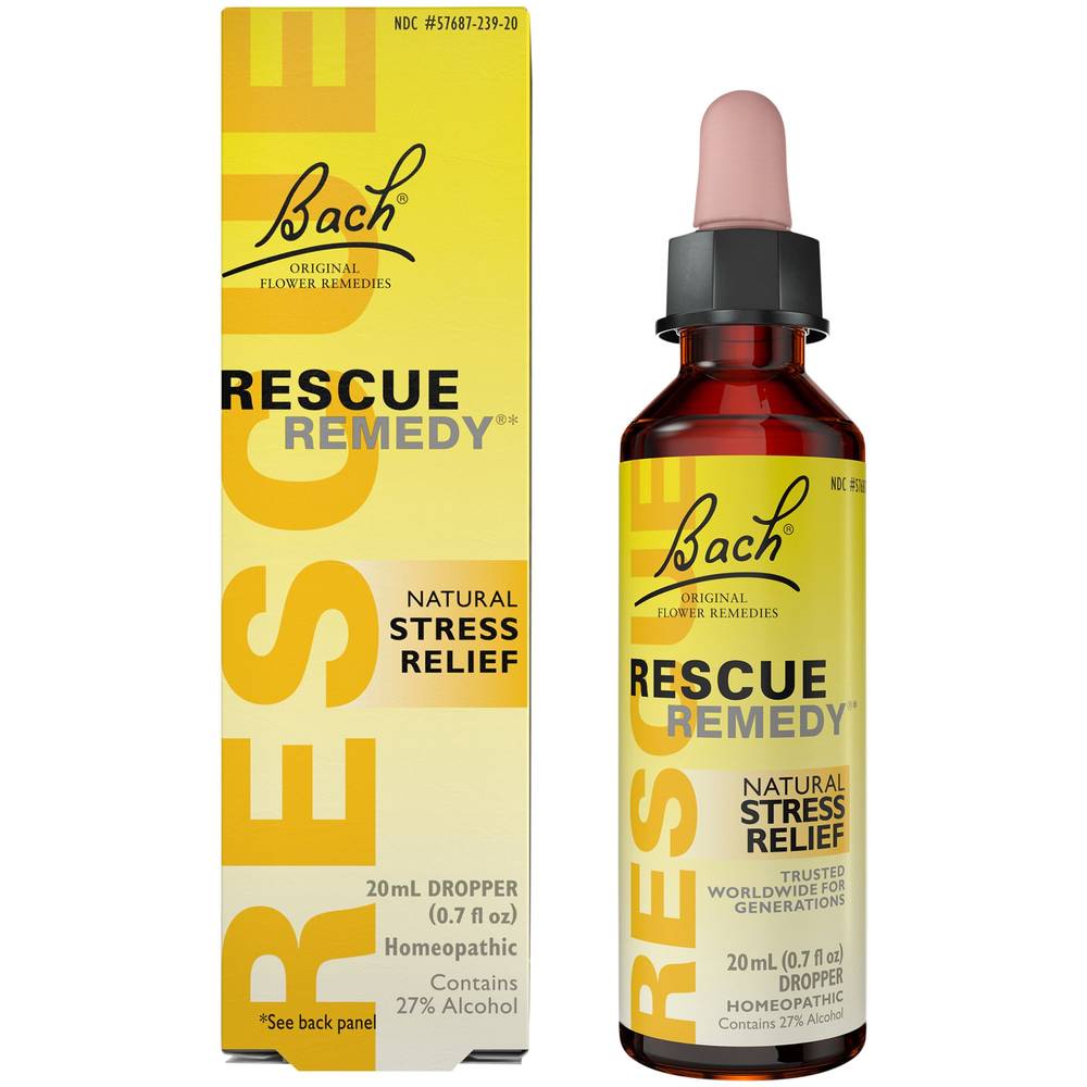 Bach Natural Stress Relief Remedy Dropper (0.7 fl oz)