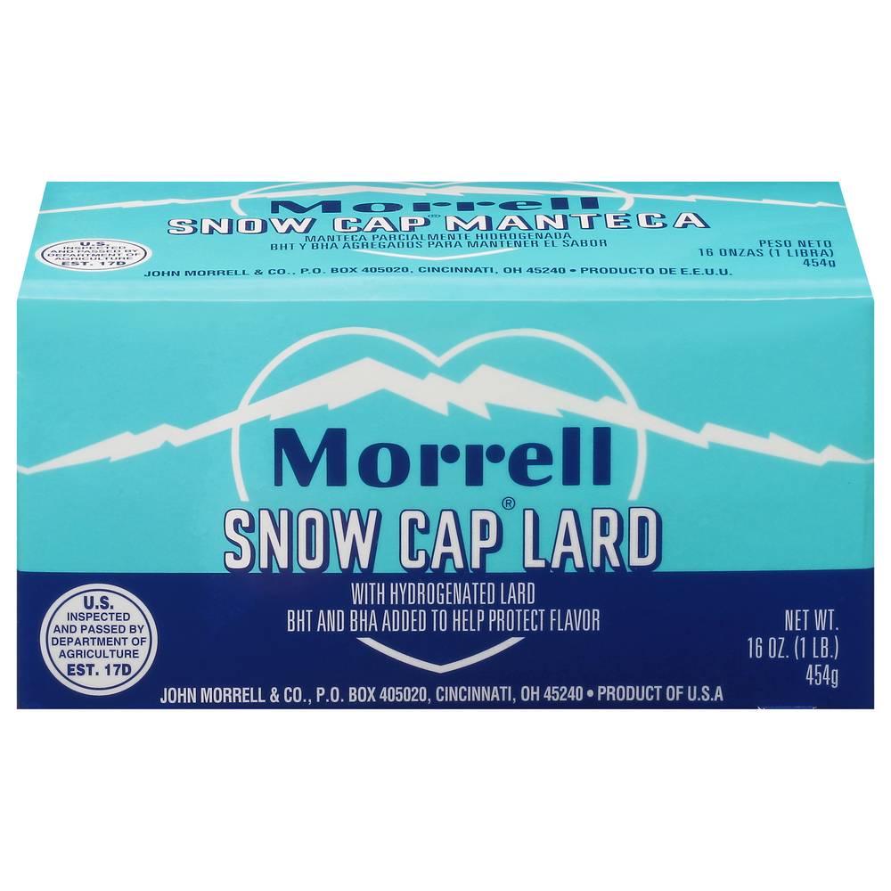 Morrell Snow Cap Lard (16 lbs)