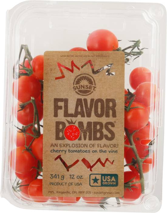 Sunset Flavor Bombs Cherry Tomatoes on the Vine (12 oz)