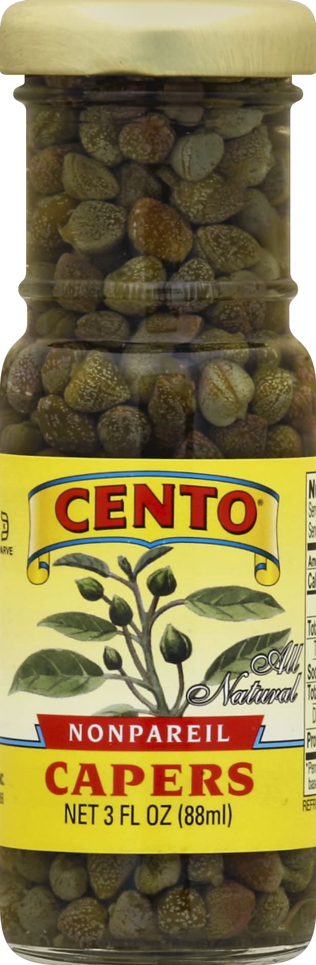 Cento Nonpareil Capers (3 fl oz)