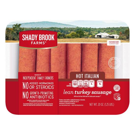 Shady Brook Farms Lean Hot Italian Turkey Sausage
