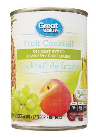 Great Value Fruit Cocktail in Light Syrup (398 ml)