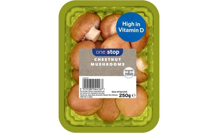 One Stop Cheshnut Mushrooms 250g (392669)