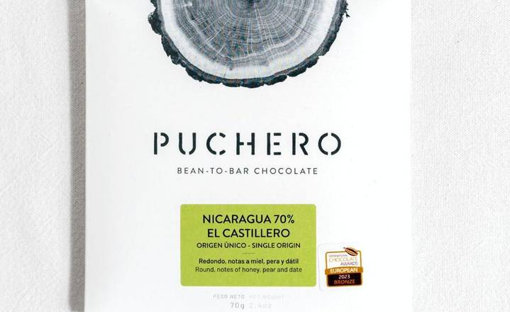Chocolate Negro 70% Nicarágua  | Puchero