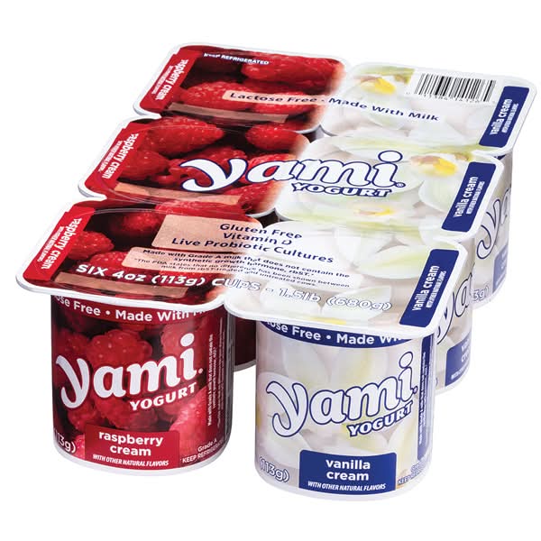 Yami Yogurt, Raspberry - Vanilla (24 oz, 6 ct)