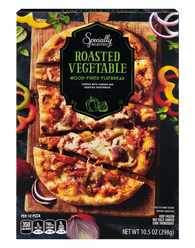 Specially Selected Wood-Fired Flatbread, Roasted Vegetable (10.5 oz)