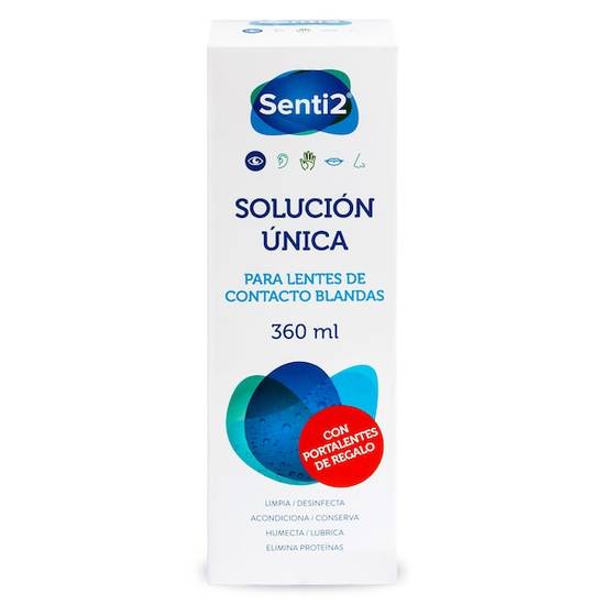 Solución Única para Lentes Senti2 Bote (360 ml)