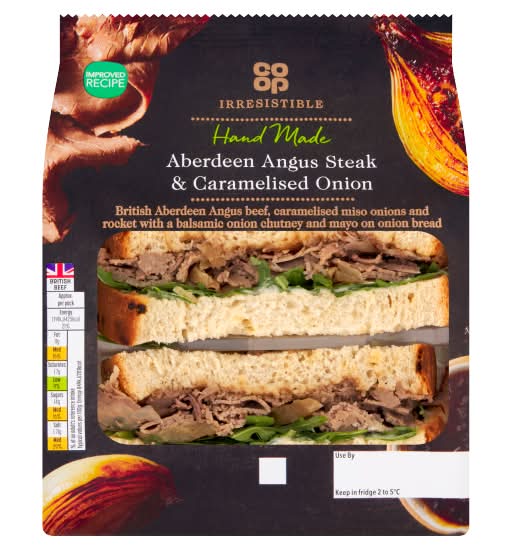 Co-op Irresistible Aberdeen Angus Steak & Caramelised Onion