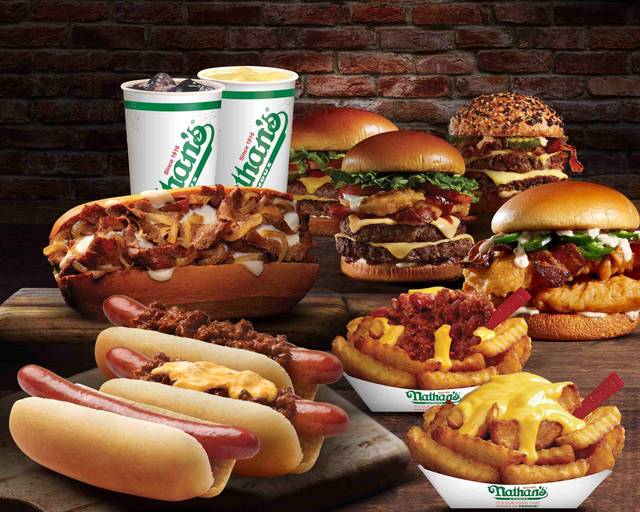 Nathan's Famous (7600 John Q. Hammons Dr) Menu Frisco • Order Nathan's