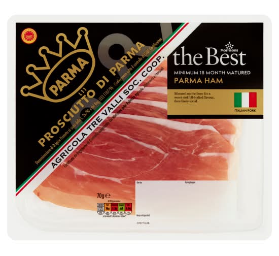Morrisons The Best 18 Months Minimum Matured Parma Ham (70g)