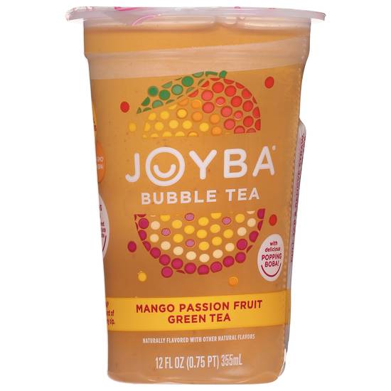 Joyba Bubble Tea Mango Passion Fruit Green Tea (12 fl oz)