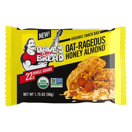 Dave's Killer Bread Oat-Rageous Honey Almond Bar 1.75oz