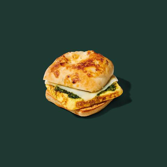 Egg, Pesto & Mozzarella Sandwich