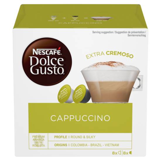 Dolce Gusto Cappuccino Coffee Pods (16 pack)