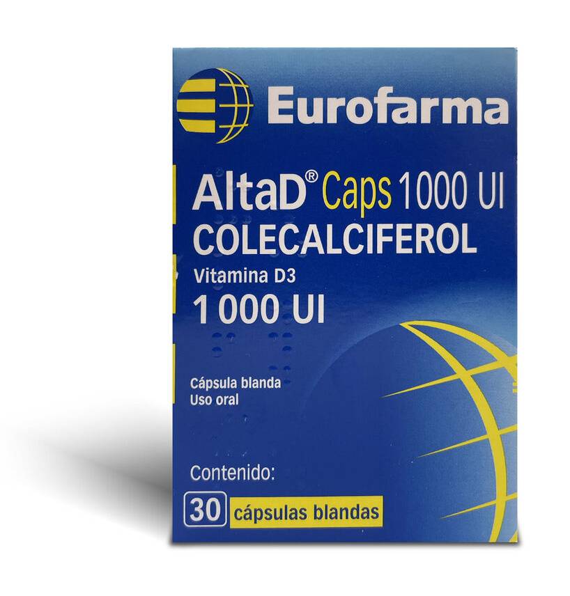 Altad Caps 1000 UI 30 Cápsulas Blandas