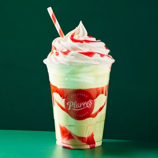 Strawberry Matcha Frappe
