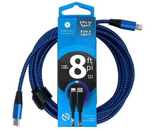 SMART CÂBLE À 8 BROCHES DE TYPE C-TYPE C