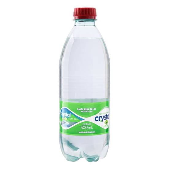 Crystal água mineral com gás (500 ml)