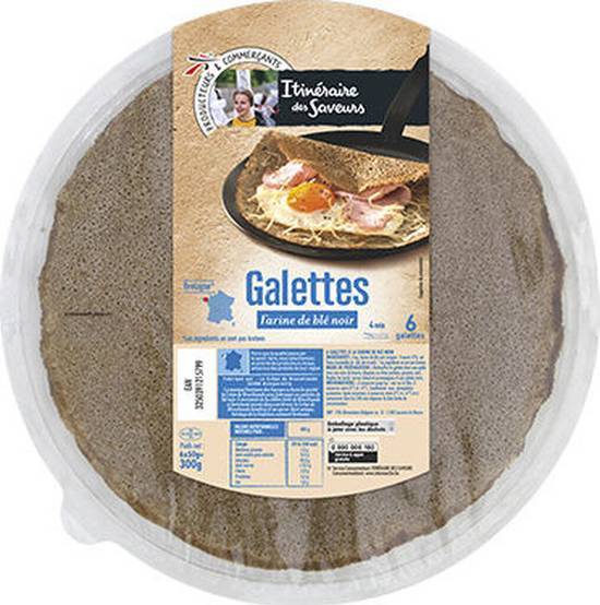 Galettes, farine de blé noir - itinéraire des saveurs - 300g