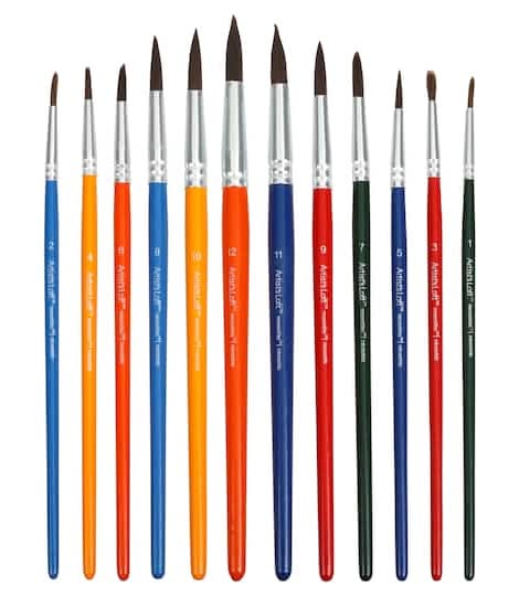 Artist's Loft Necessities Synthetic Watercolor Round Brush Set