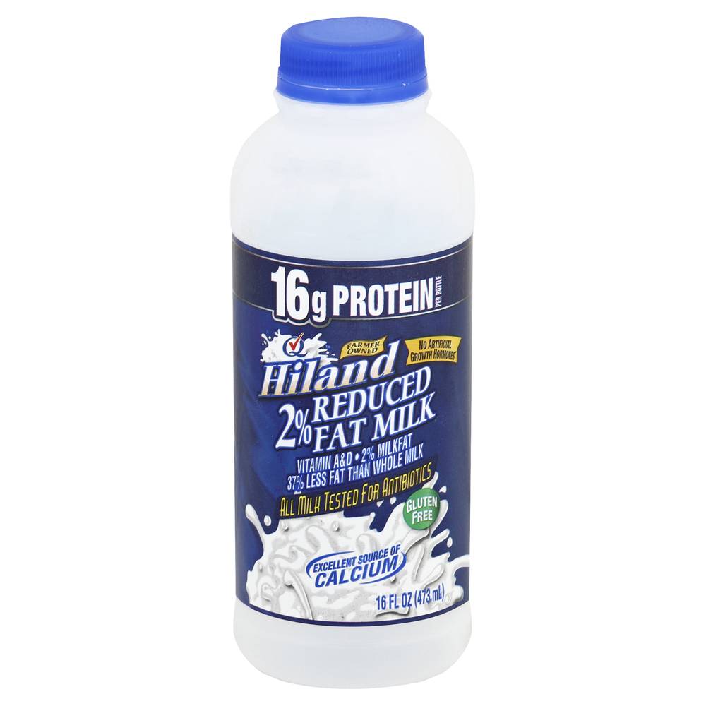 Hiland Reduced Fat Milk (16 fl oz)