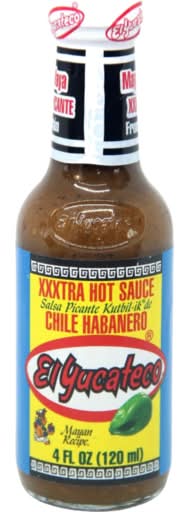 El Yucateco Hot Sauce Triple X Hot (120mL)