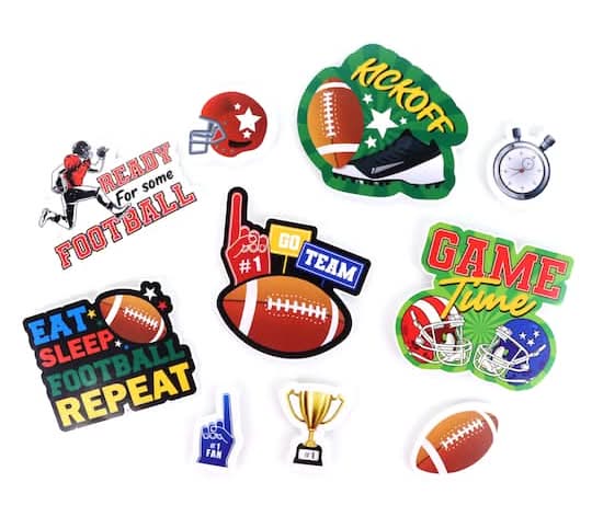 Football Vinyl Die Cut Stickers By Recollections
