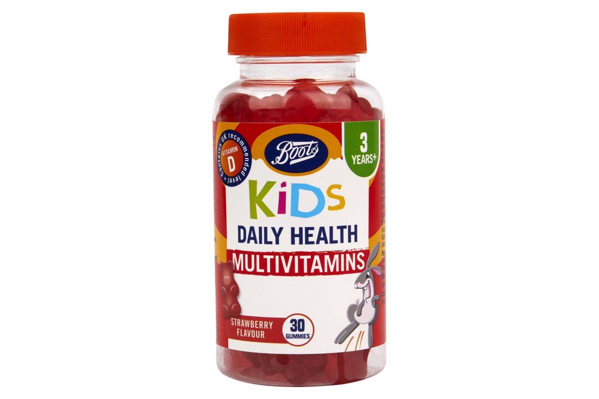 Boots Kids Daily Health Multivitamins Strawberry Flavour - 30 Gummies