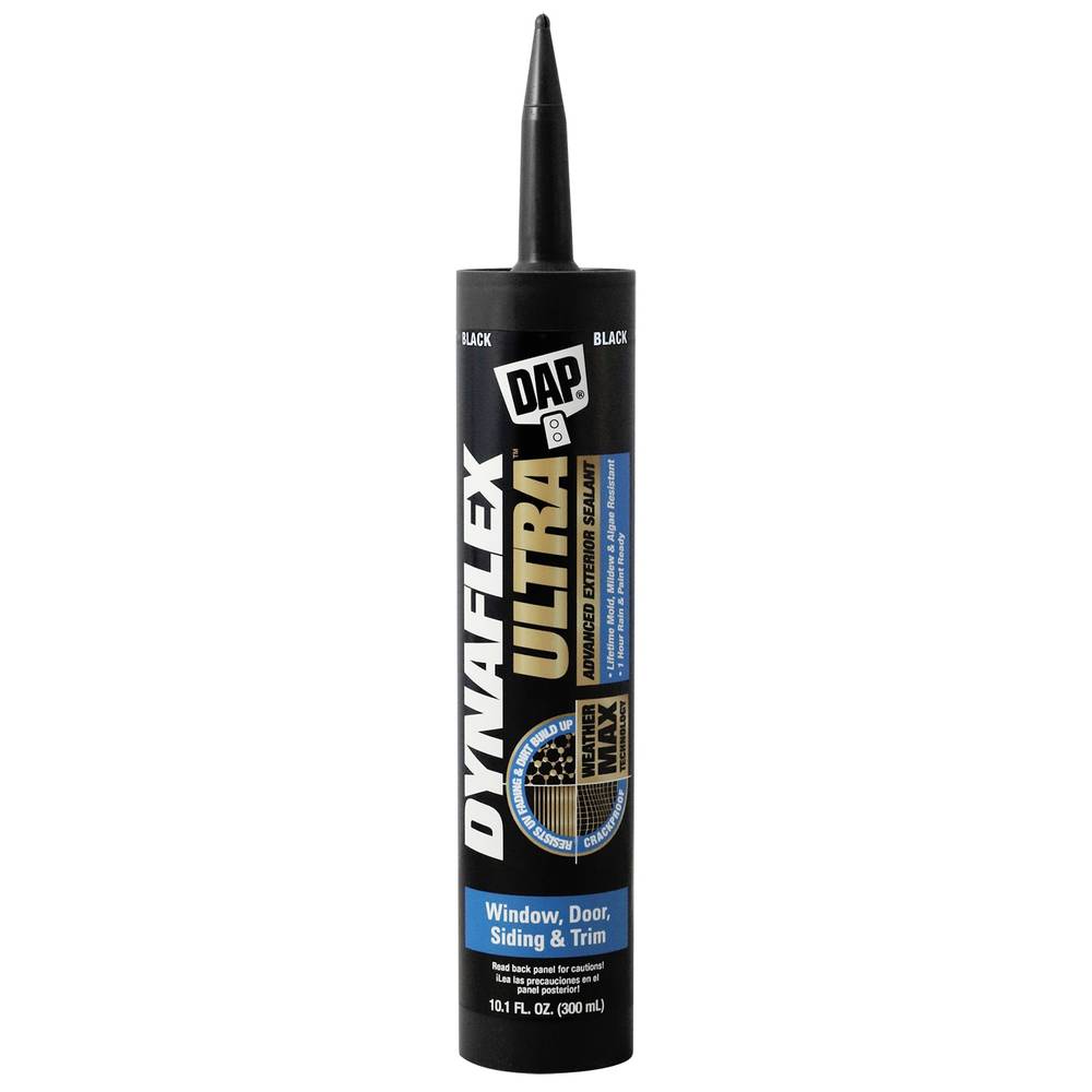 DAP Dynaflex Ultra 10.1-oz Window and Door Black Paintable Latex Caulk | 11220