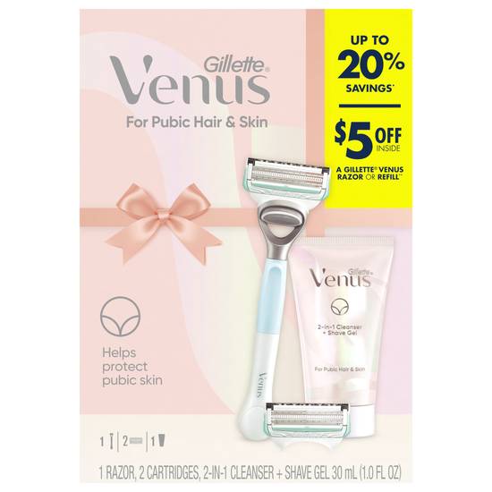 Gillette Venus Venus For Pubic Hair and Skin Shave Gel