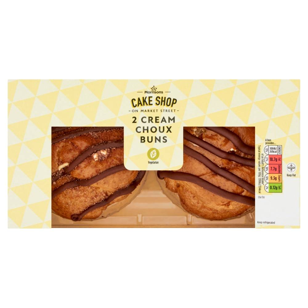 Morrisons Cream Choux Buns (2 ct)