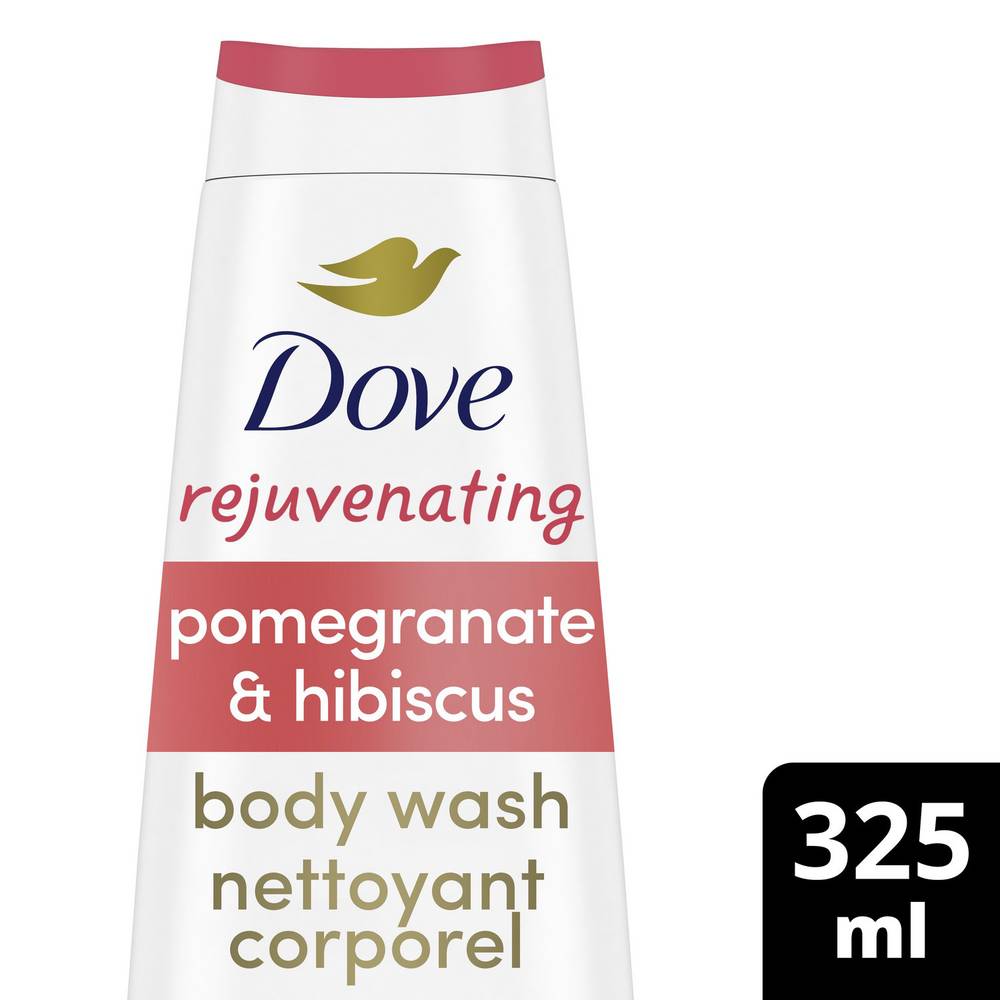 Dove Rejuvenating Body Wash, Pomegranate-Hibiscus