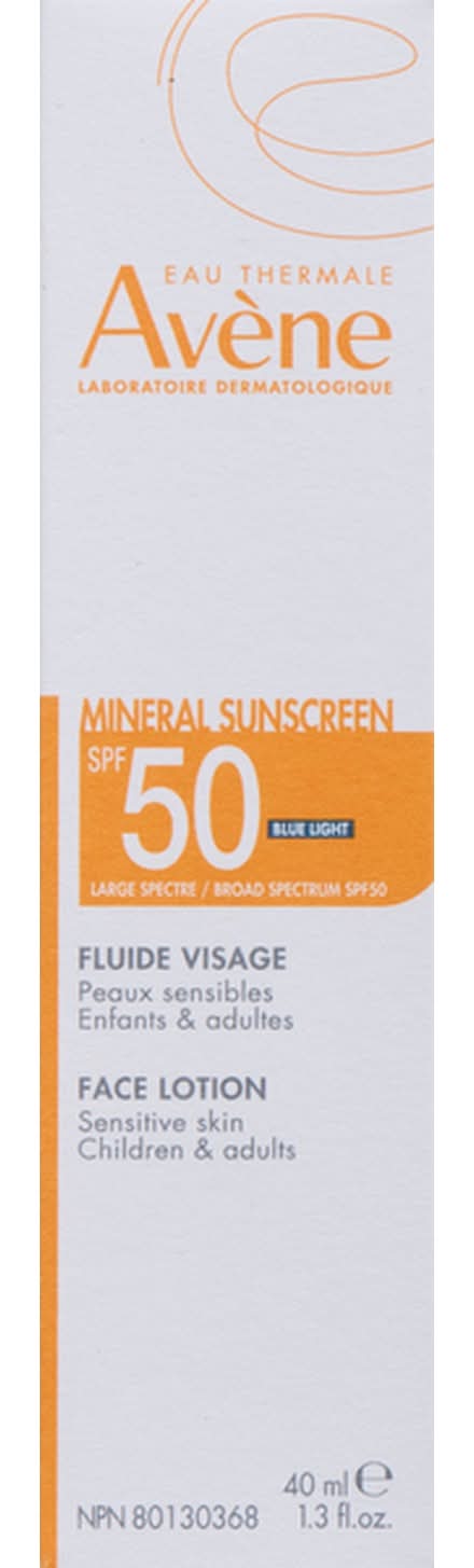 Avene Ultra Fluid Mineral Lotion Spf50+ 40 Ml