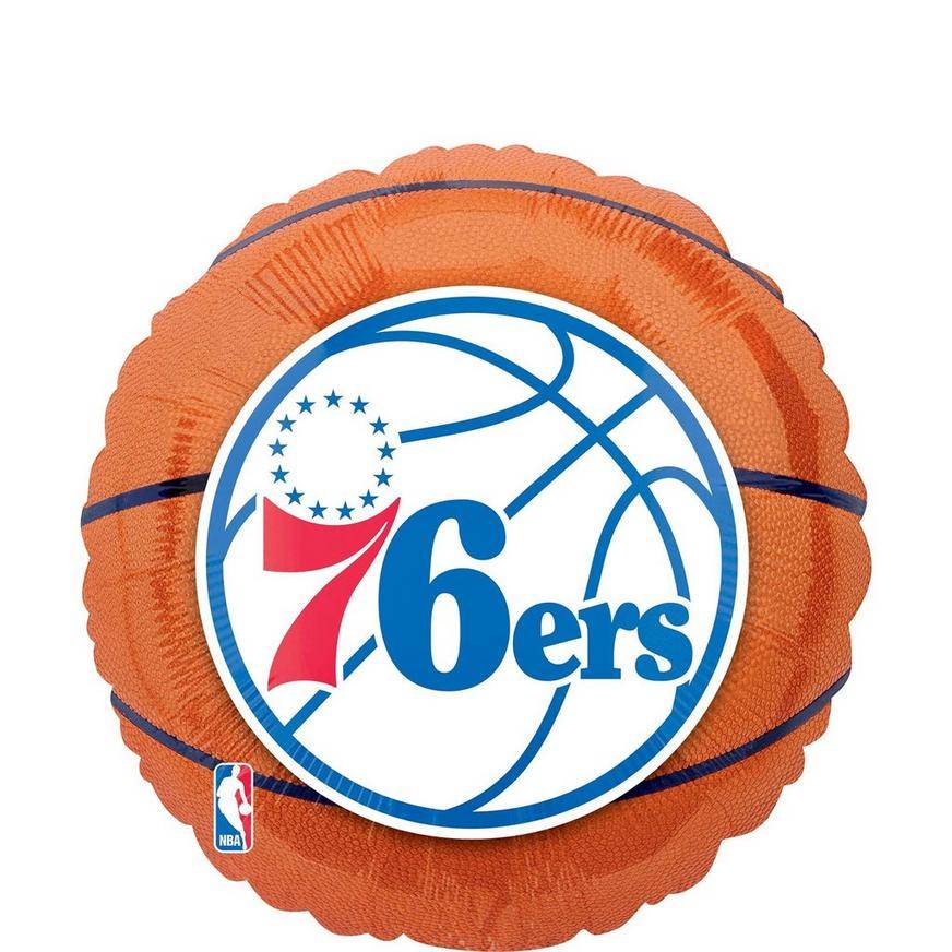Uninflated Philadelphia 76ers Balloon - Basketball